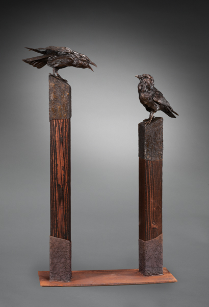 Rant and Skeptic
Paul Rhymer
Bronze on Seel and Wood
72