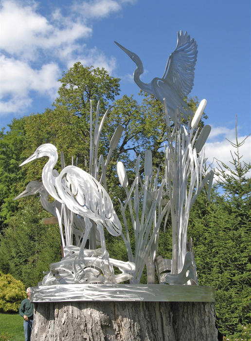 Egrets 
by Babette Bloch