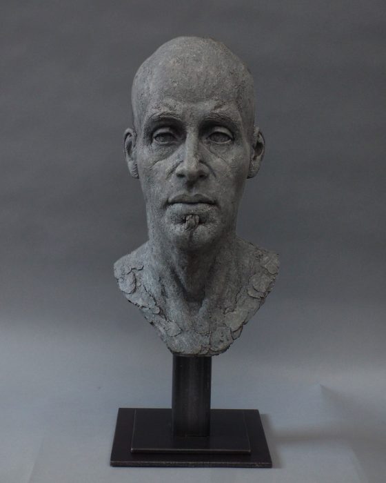 The Portrait as Muse
by Lee Hutt, FNSS
Painted Resin on Steel
22