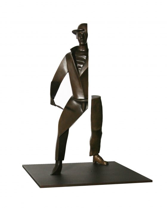 Cubism's Eulogy: Malevich
Alexander Tylevich
Bronze/Dichroic Glass/Wood/ Magnets
22