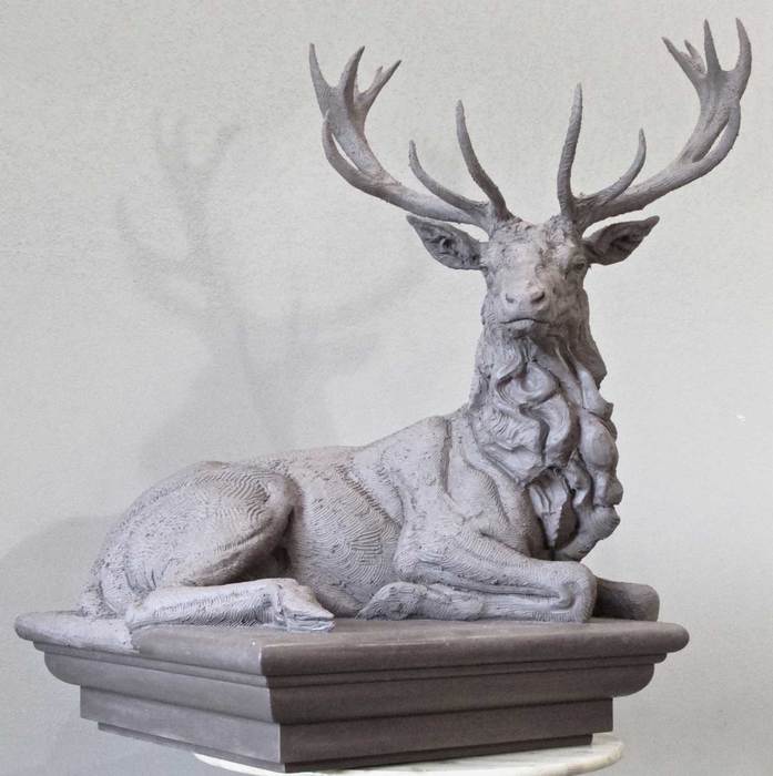 Scottish Stag
by Wesley Wofford, FNSS
Bonded Bronze & Steel
98