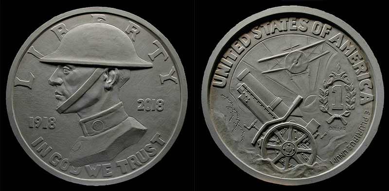 WWI Coin (obverse & reverse)
by Garret McFann, NSS