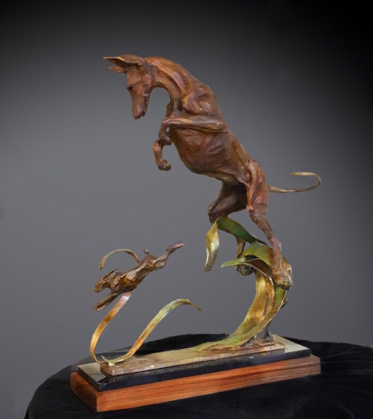 Carpe Lepus
by Leslie Hutto
Bronze & Copper Plate
17