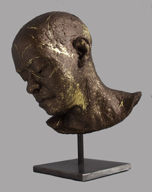 The Discord of Harmony
by Maria Willison
Fired Clay, Bronze Paint, Gold Leaf Patina
14
