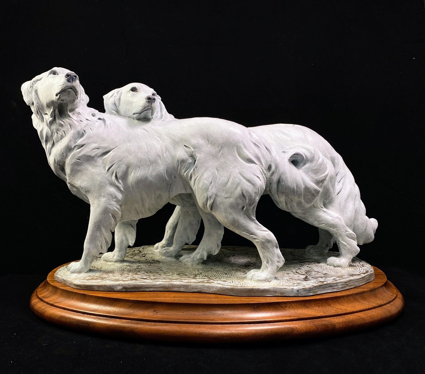 Great Pyrenees Sisters by George McMonigle, NSS